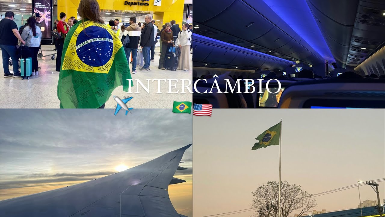 Aeroporto+chegada nos EUA🇺🇸 | DIÁRIO DE INTERCÂMBIO#1