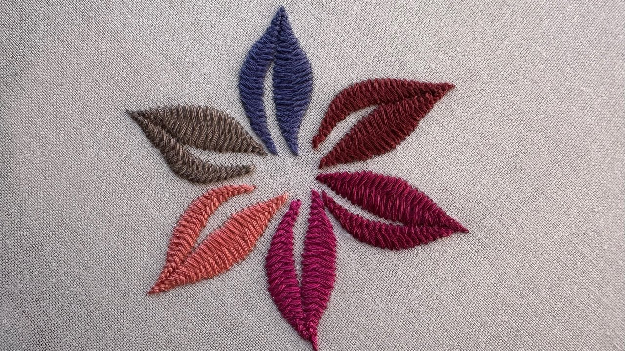 Super easy & super gorgeous hand embroidery using simple stitches | hand embroidery for beginners 