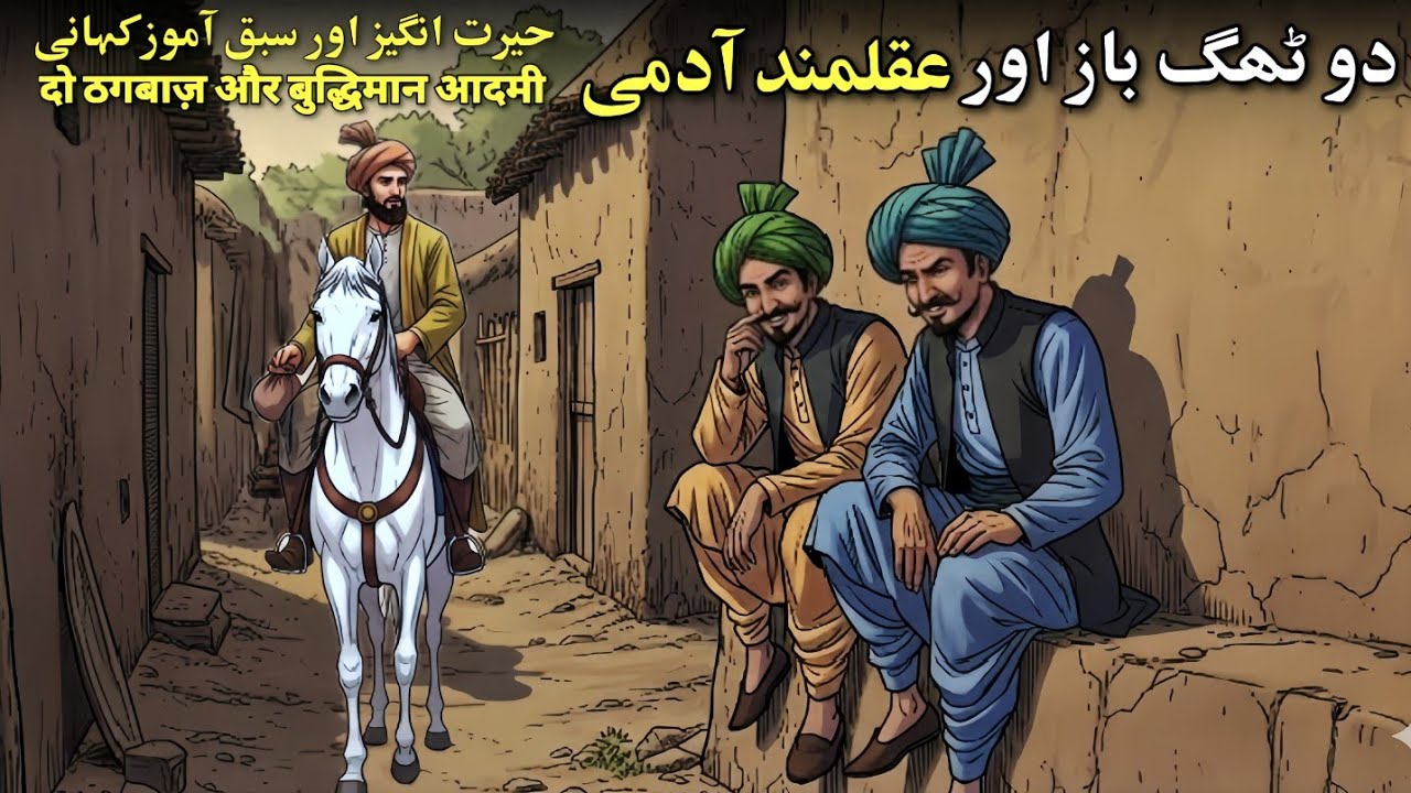 2 Thag Baaz Our Aqalmand Admi | दो ठगबाज़ और चालाक आदमी | Sabaq Amooz Kahani | Urdu Moral Story 