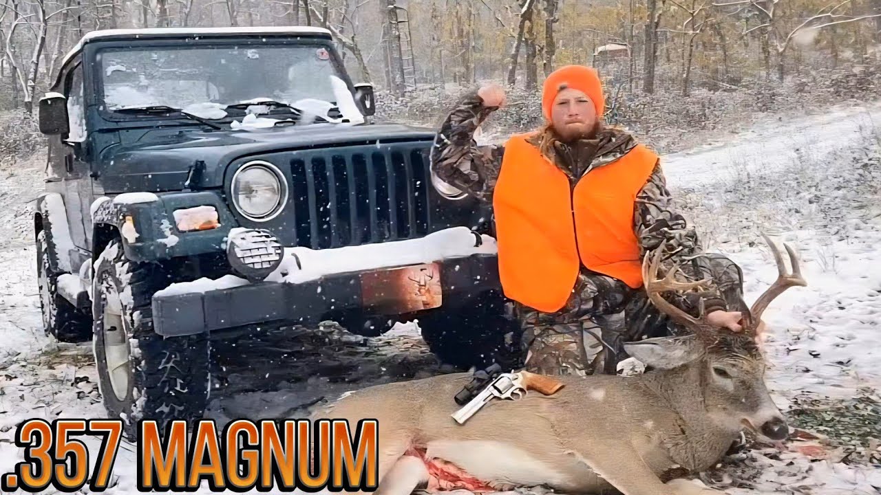 ОХОТА НА ОЛЕНЯ С РЕВОЛЬВЕРОМ .357 MAGNUM!