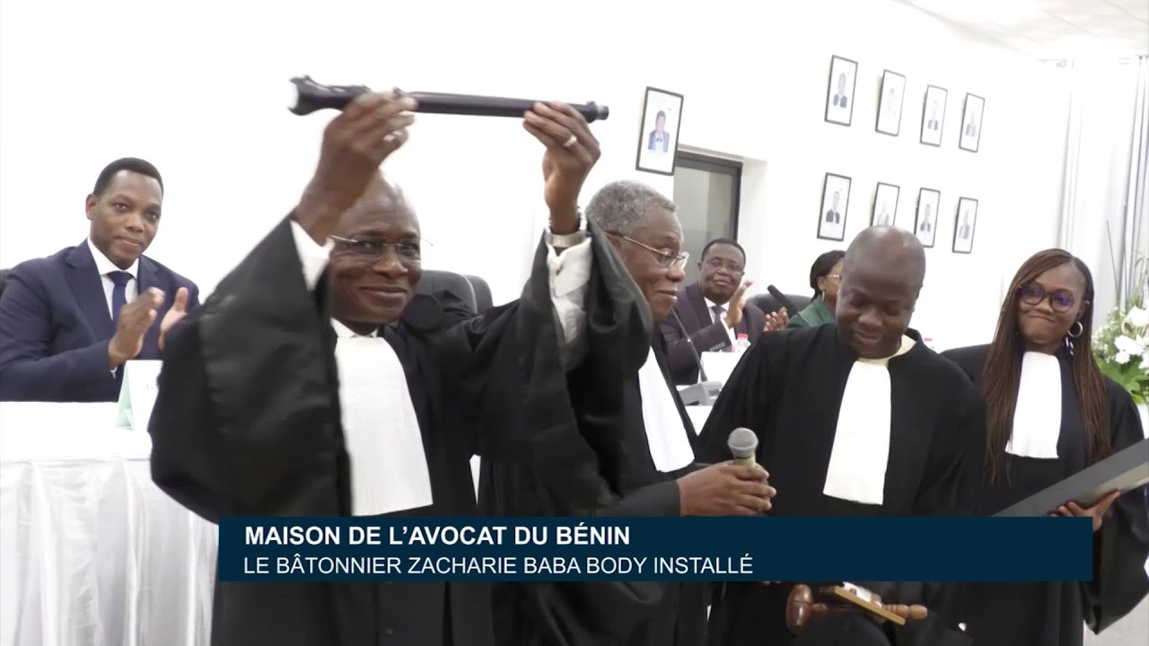 Maison de l’Avocat du Bénin : Le Bâtonnier Zacharie Baba BODY installé