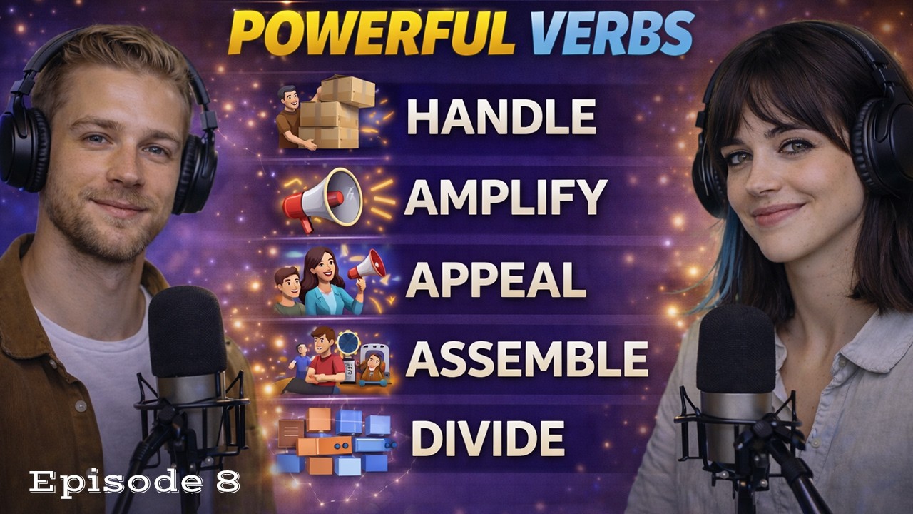 These 5 Verbs Will Make Your English Sound Stronger | Episode 8