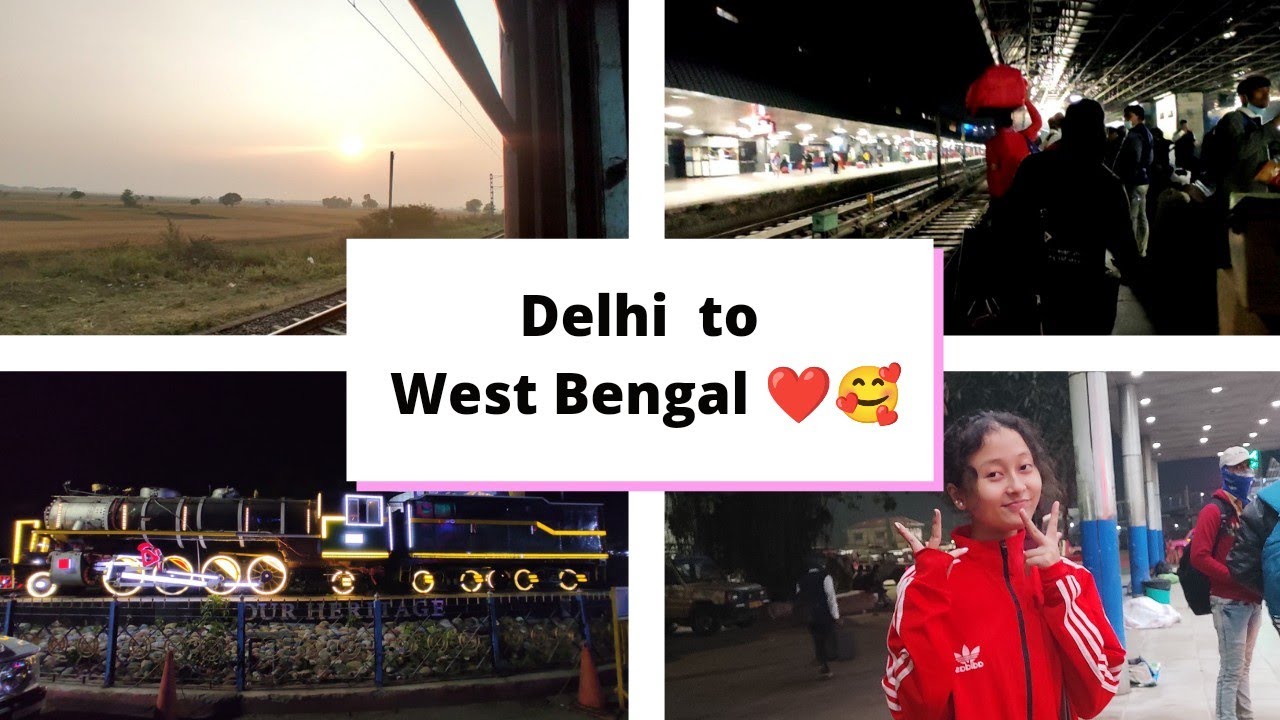 Delhi to West Bengal❤️ | Train journey | ritika subba