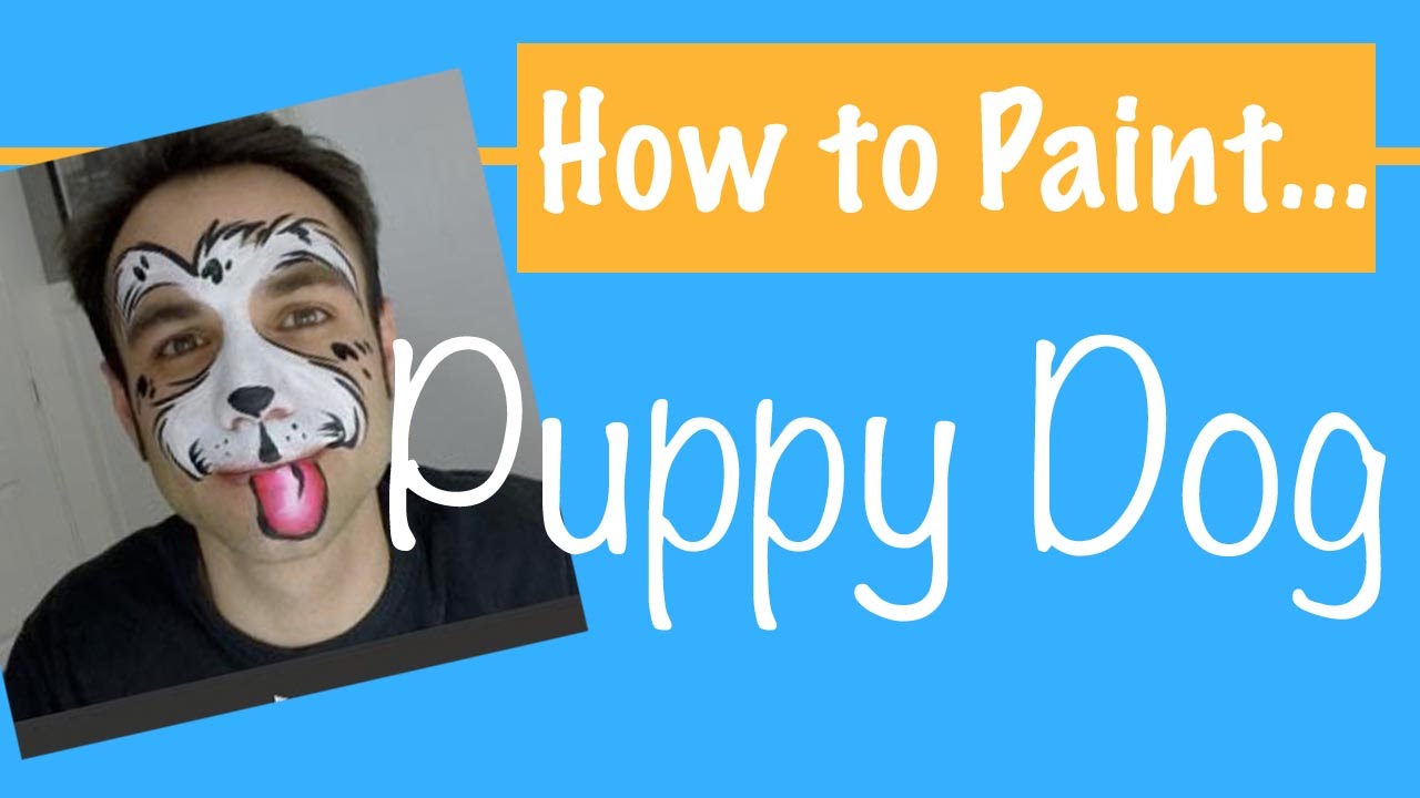How to Face Paint a Puppy Dog Tutorial!