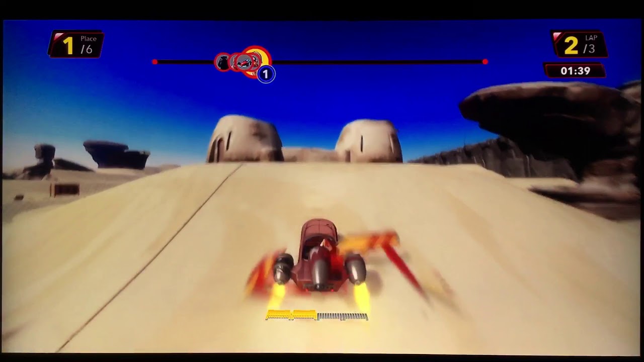 Disney infinity 3.0 Star Wars day Luke Skywalker is Racing in the Dunes of Tatooine