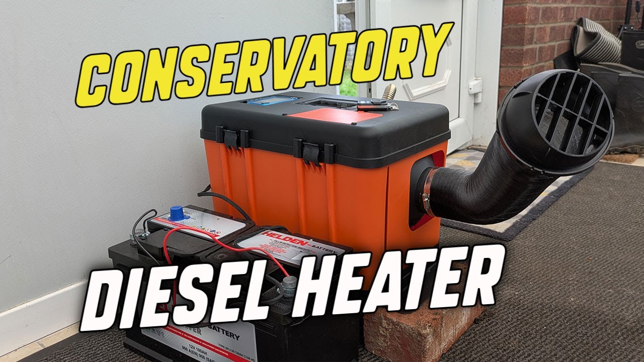 Fitting a diesel heater in a conservatory