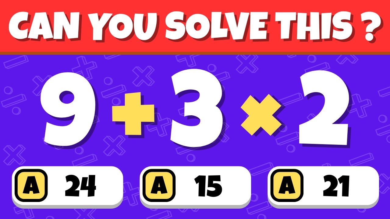 Can You Pass This Maths Quiz? ➗✖️🤓 | EASY to IMPOSSIBLE | The Ultimate Math Quiz