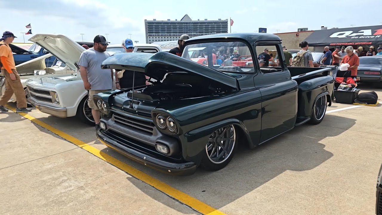 GOODGUYS LMC TRUCK LONE STAR NATIONALS TEXAS MOTOR SPEEDWAY. 4K