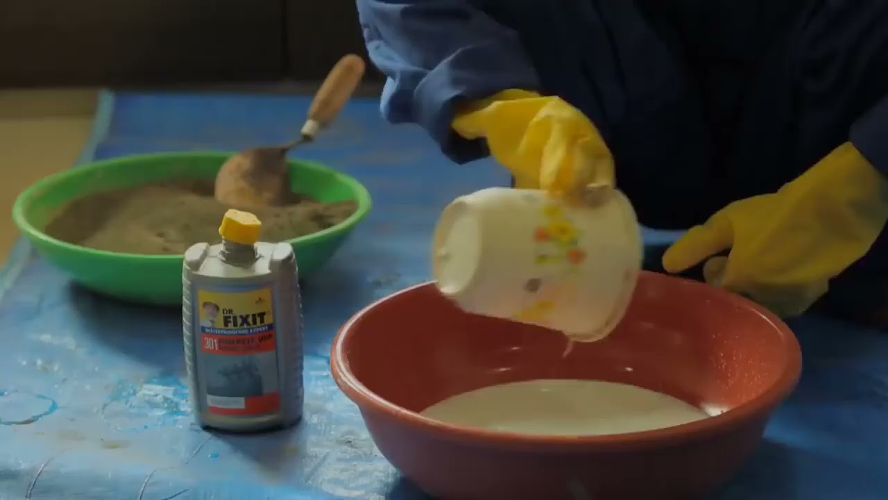 Dr. Fixit Pidicrete URP (301) Application video (Uses and Application Process) #drfixit #pidilite