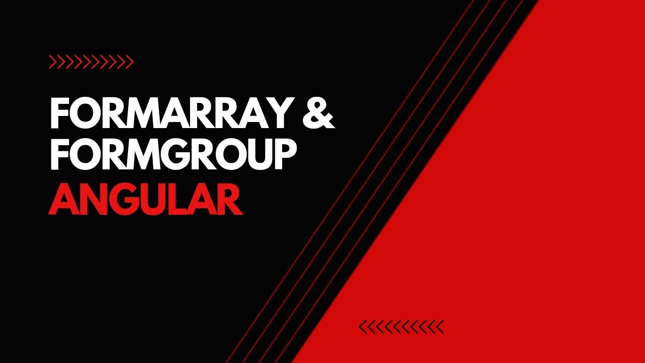 How to use Angular FormArray and FormGroup #angular #prompt
