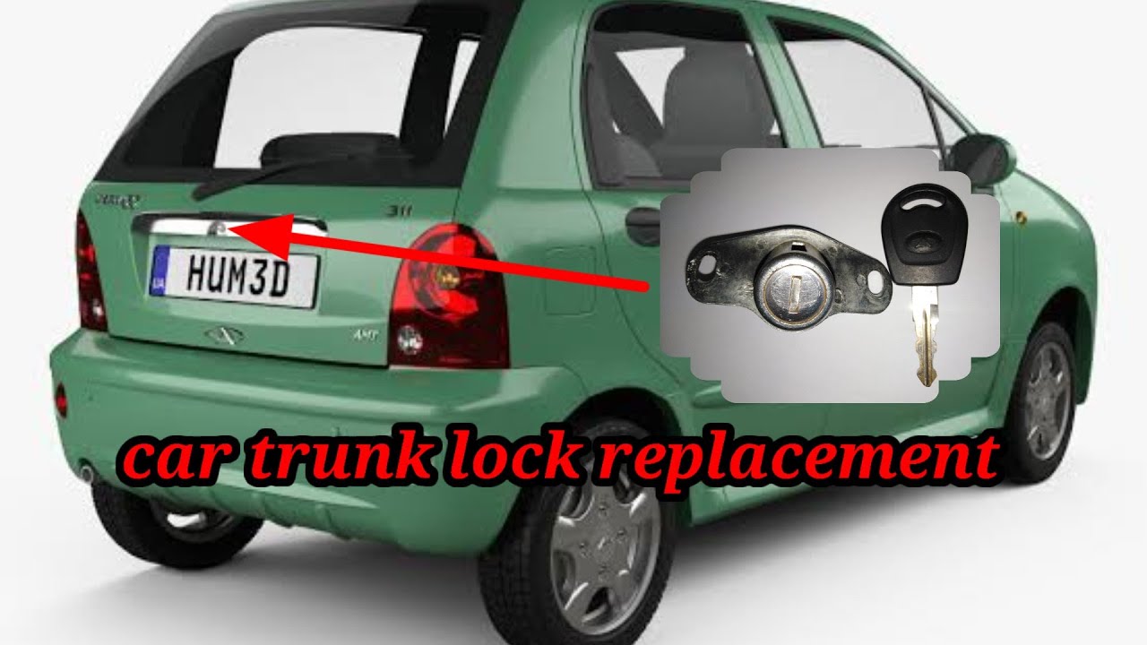 تغيير قفل صندوق السيارة(how to replace a car trunk lock)