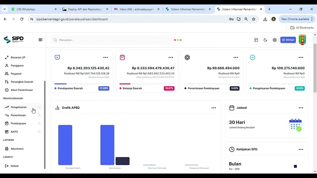 SIPD RI : LAPORAN LPJ FUNGSIONAL DAN LPJ ADMININSTARTIF UPDATE TERBARU PADA APLIKASI SIPD !!
