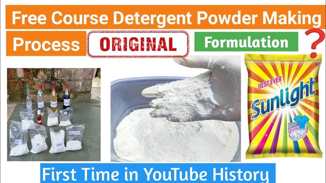 Detergent Powder Making Process ||How to Make Detegent powder ||Detegent powder Business ||washing