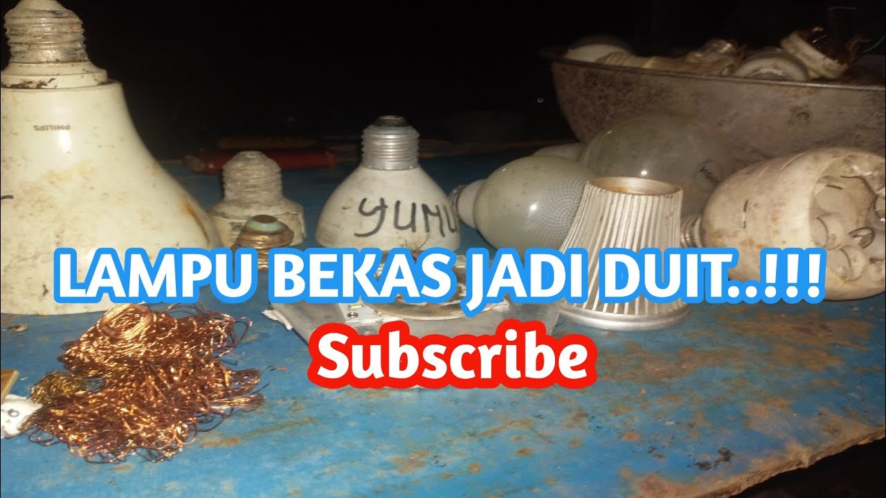 LAMPU Bekas Jadi SUMBER Penghasilan // Rosok // #KartikaChannel