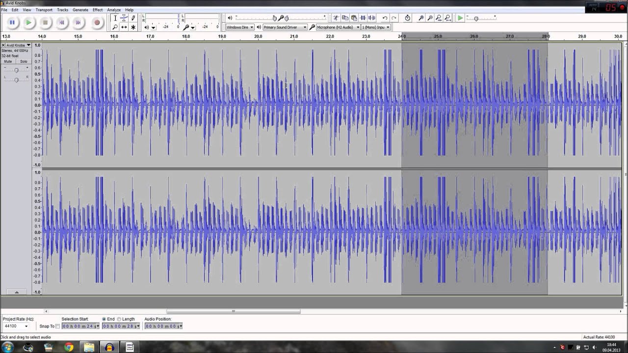 Как создать бесшовный аудиоцикл с помощью Audacity