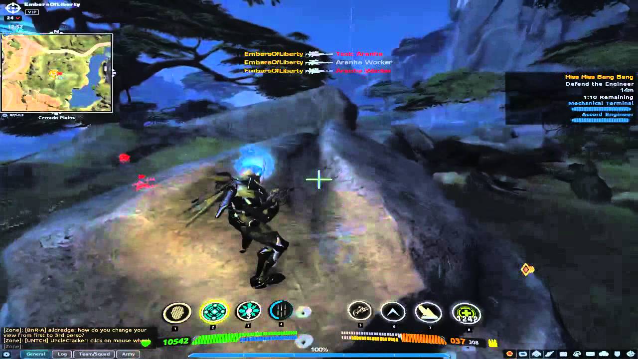 Firefall PvE ARES Jobs Revisit Cerrado Plains Nutretic Processing