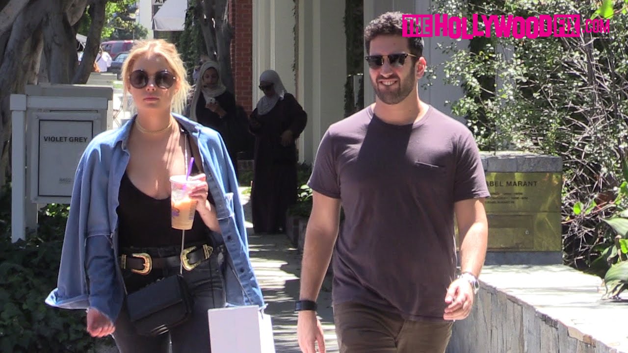 Ashley Benson Goes Shopping At Marc Jacobs With A Friend On Melrose Place 7.19.16