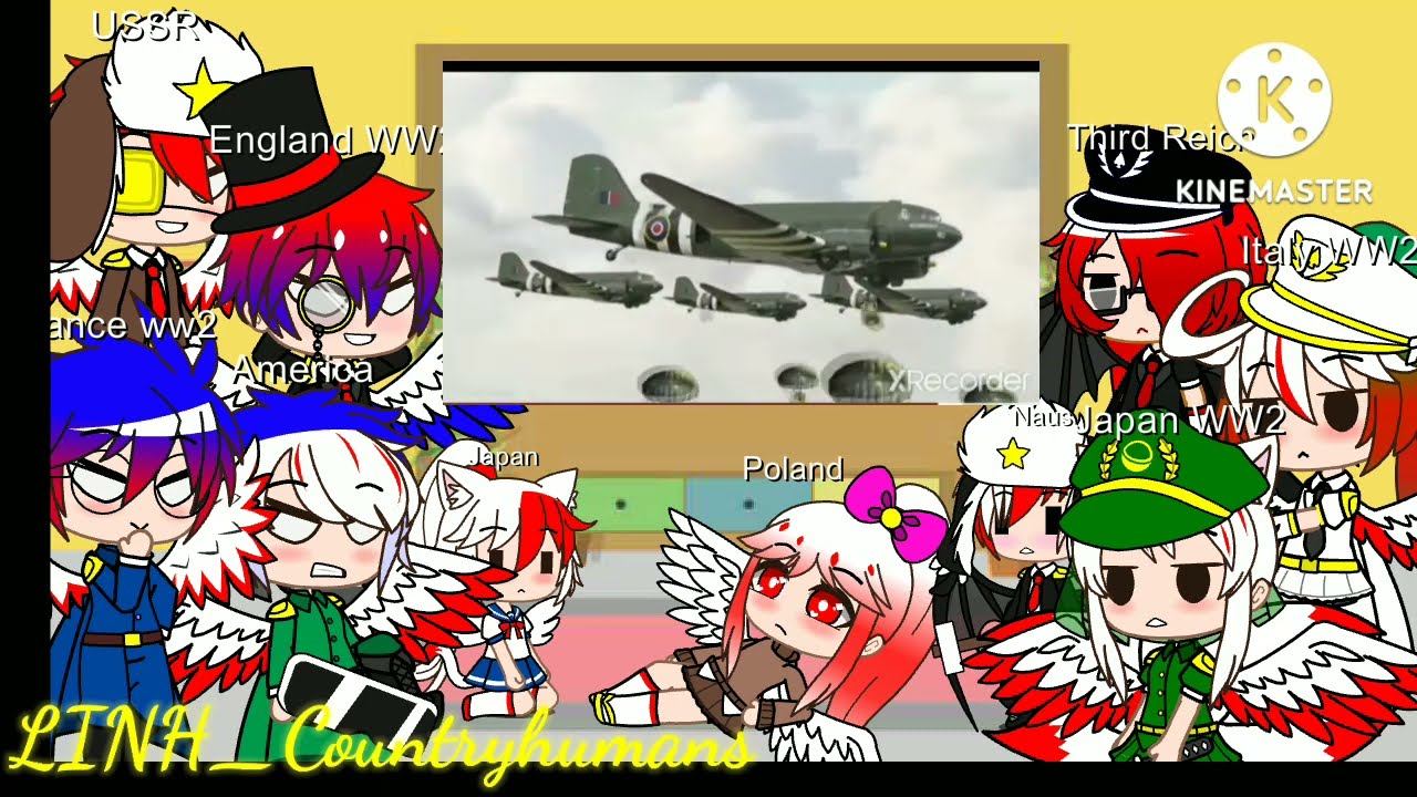 Countryhumans Gacha react to 