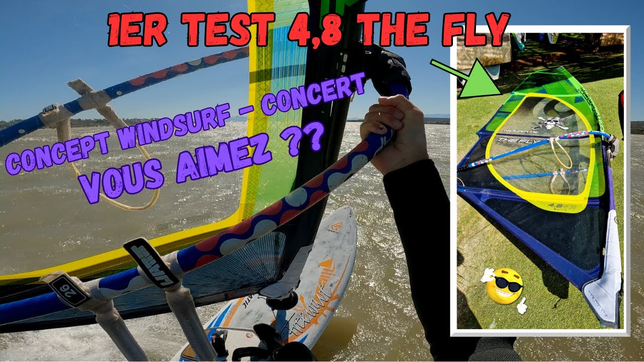 Windsurf Leucate - Je teste ma 4,8 THE FLY 🤙