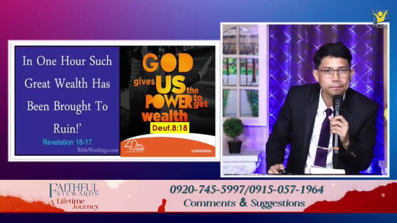 Live!!! Morning Series | Faithful Stewards | w/ Pr. Raymond Cabardo | June 26, 2023