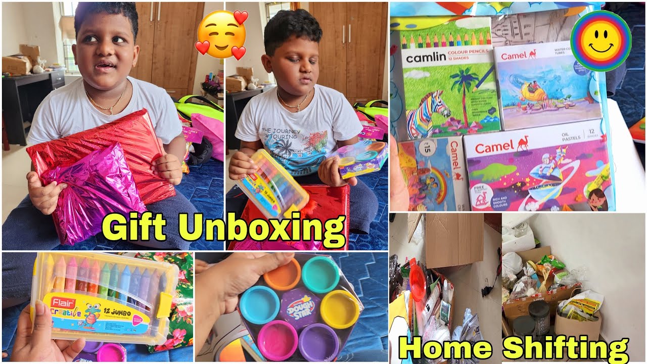 Zavien New GIFT UNBOXING.....Stationary/Clothes & More🤩 Finally  Packing For Moving Our House