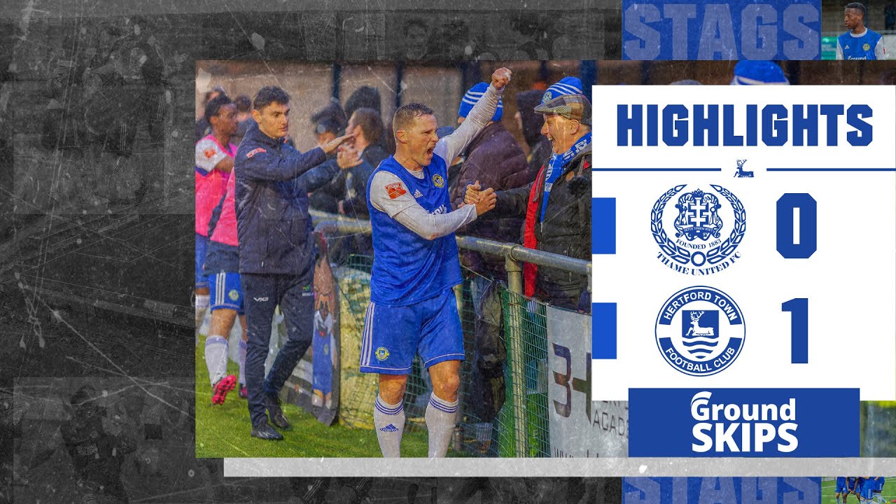 HIGHLIGHTS | Thame United v Hertford Town | SFL Division One Central | Saturday 24th February | MEN