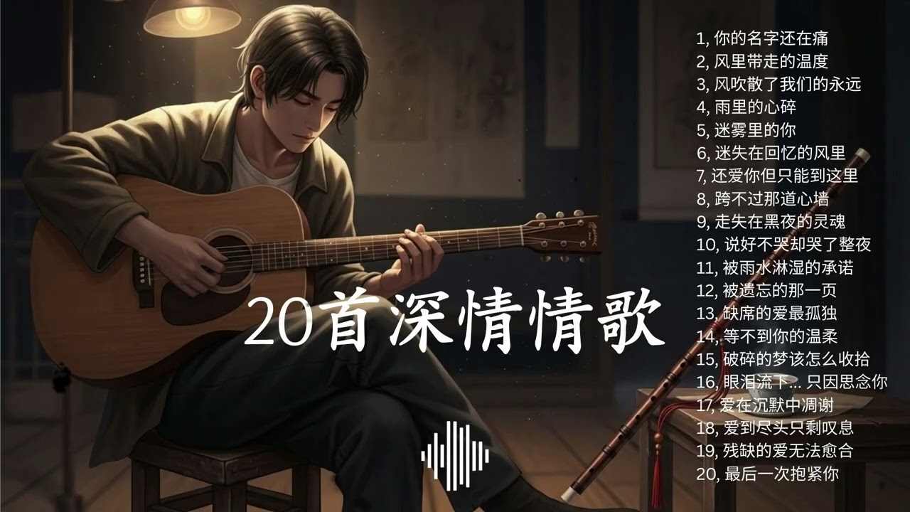 20首深情情歌 💔 Chinese Sad Songs Playlist 2026 | Best Emotional Love Music
