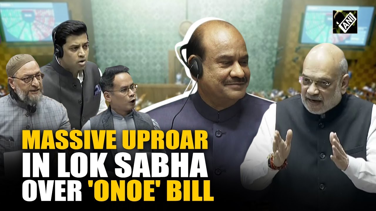 Massive uproar rocks Lok Sabha over ‘One Nation One Election’ bill