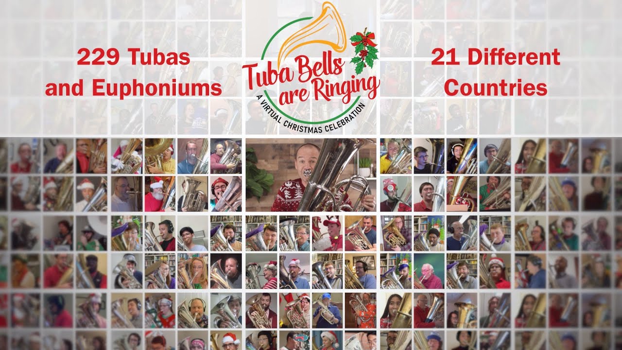 Tuba Bells Are Ringing! 229 Tuba and Euphonium Players from 21 Countries - Scott Sutherland Music