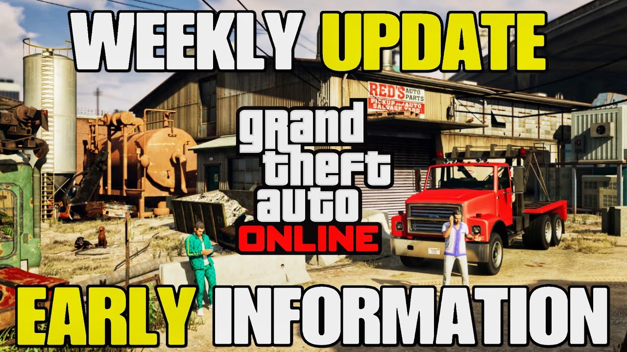 GTA ONLINE WEEKLY UPDATE EARLY INFORMATION! (SALVAGE YARD WEEK....Kinda)