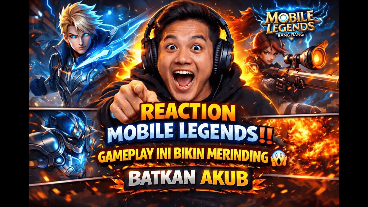 🔴 LIVE | REACTION MOBILE LEGENDS ‼️ GAMEPLAY INI BIKIN MERINDING 😱🔥 #mobilelegends    #shots #live