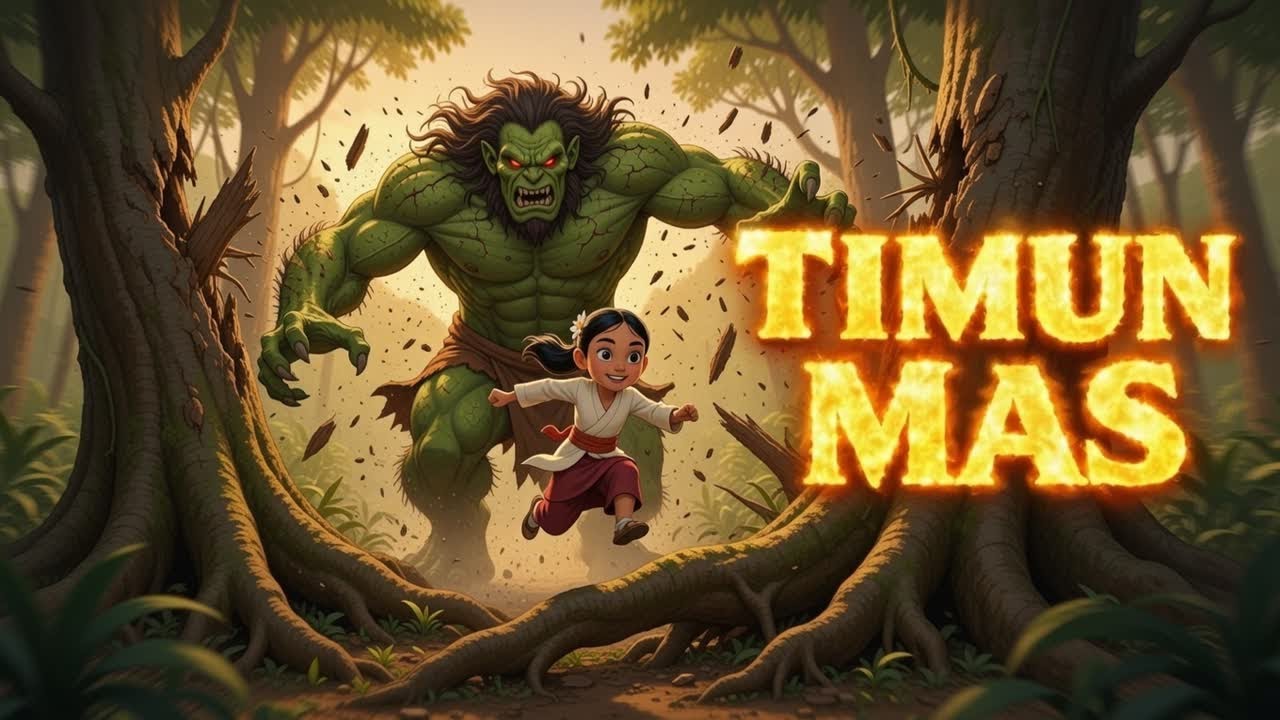 LIVE! Timun Mas Si Gadis Pemberani Melawan Buto Ijo | Kartun Edukasi Anak