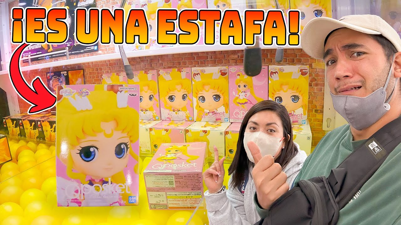 😡 Llegue a ODIAR esta FIGURA de SAILOR MOON en JAPON | Maquina de gancho