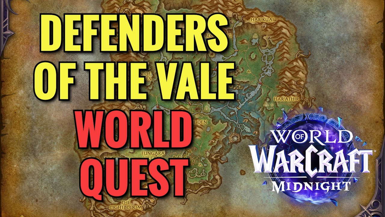 Defenders Of The Vale World Quest (WoW Midnight)