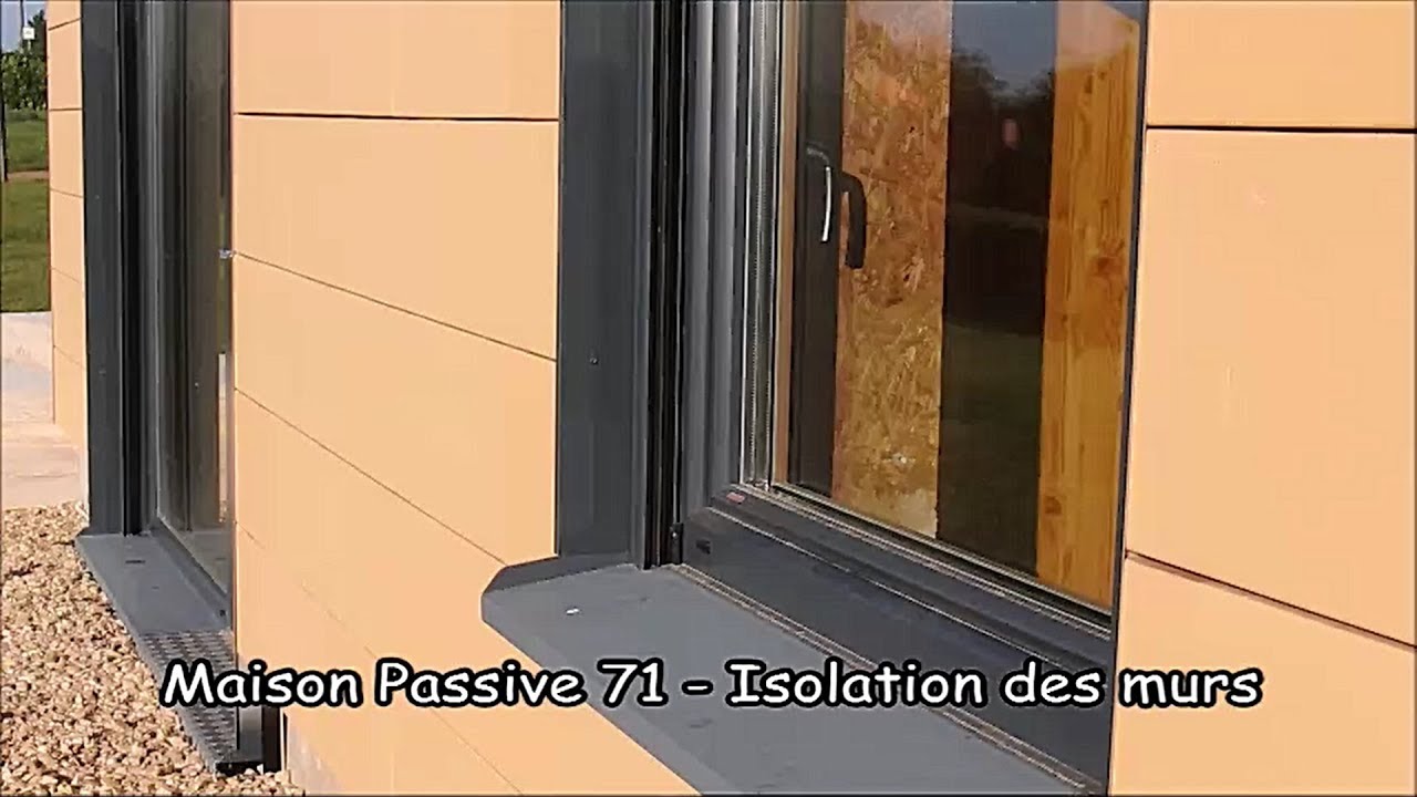 Maison passive 71 - Isolation des murs