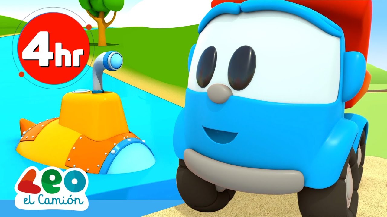 Leo el Camión 4 horas incluso 6 capitulos nuevos - Episodios completos en español para niños