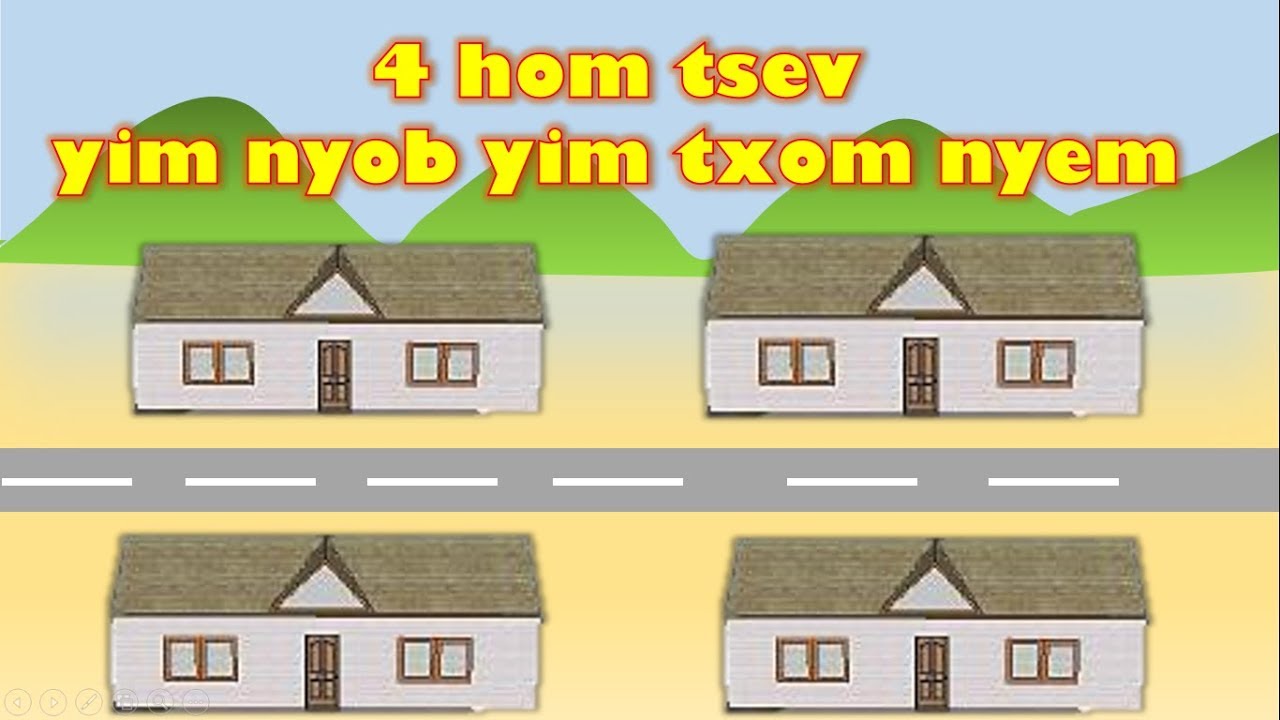 4 hom tsev: Yim nyob yim txom nyem