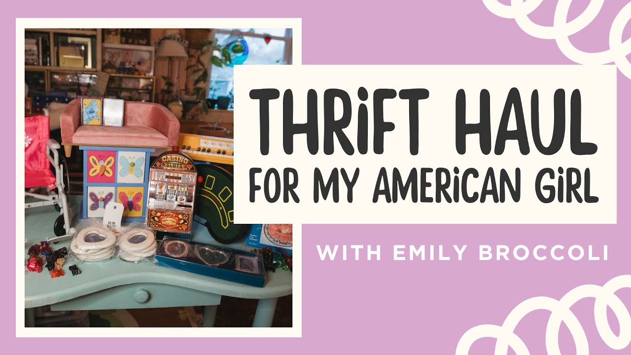 Thrifting Haul for American Girl Dolls! Furniture, decor and more!!