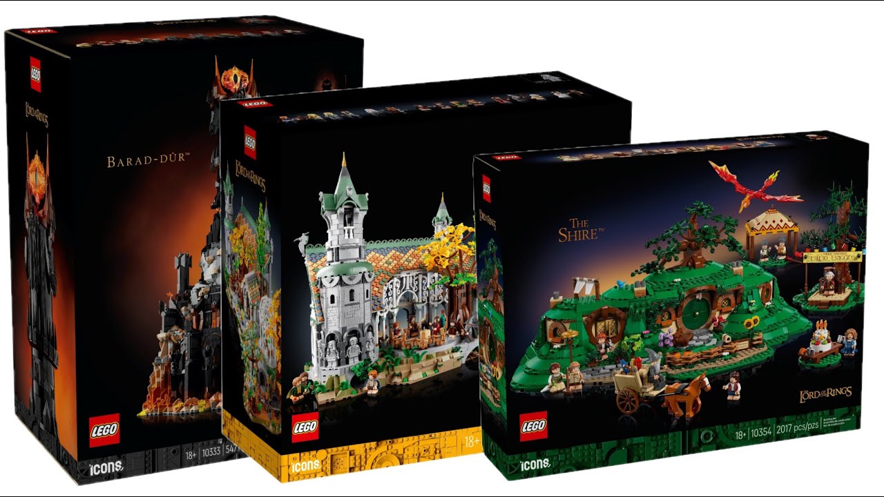 All LEGO Lord of the Rings sets 2023 - 2025 Compilation/Collection Speed Build