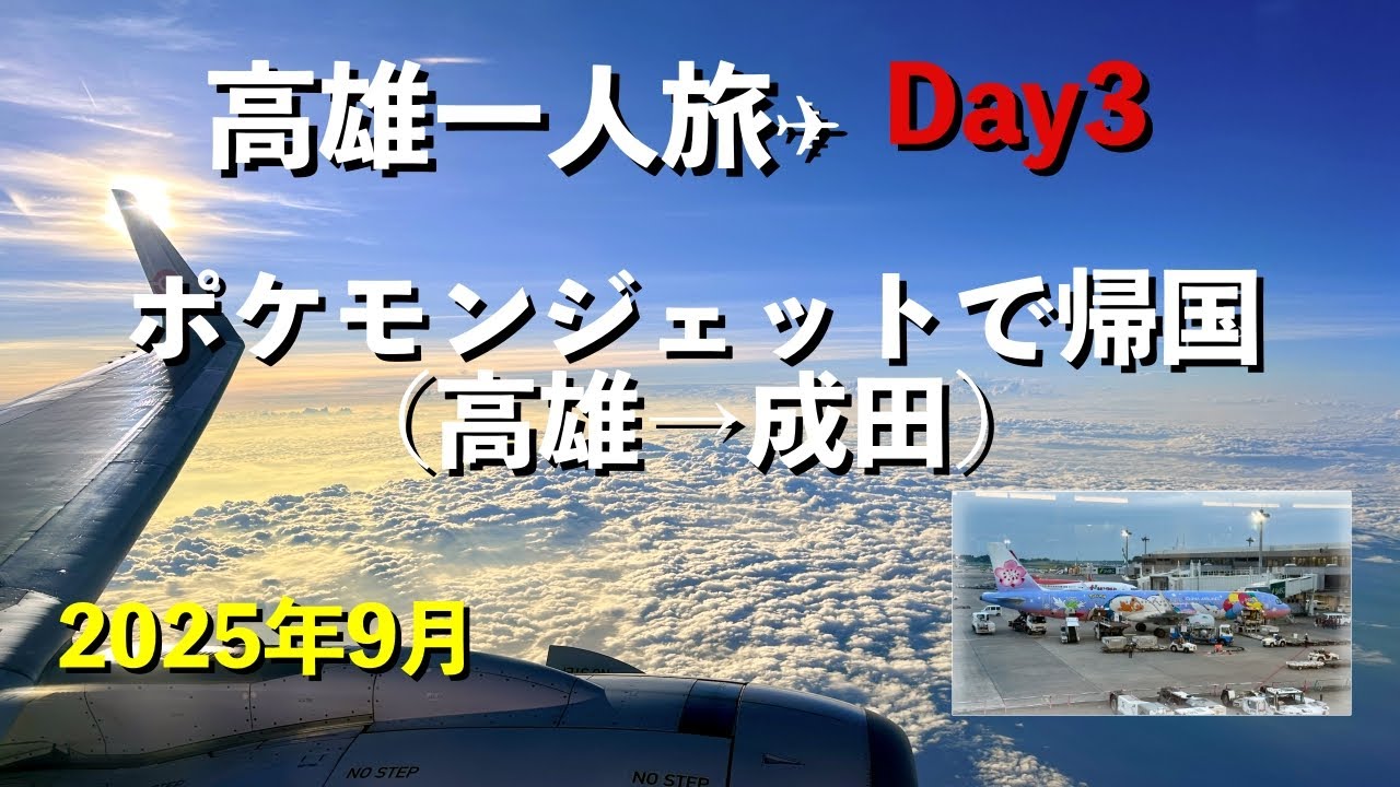高雄旅行day3【高雄→成田、高雄3日目】
