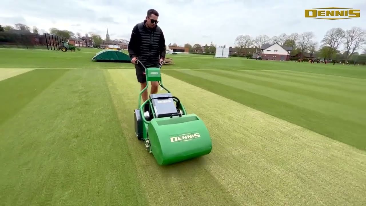 Dennis ES510 Electric Mower at Oakham School