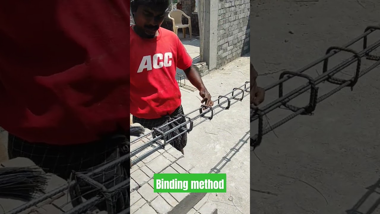 binding wire tying method #construction #reels #home #building #ytshorts #art #steel