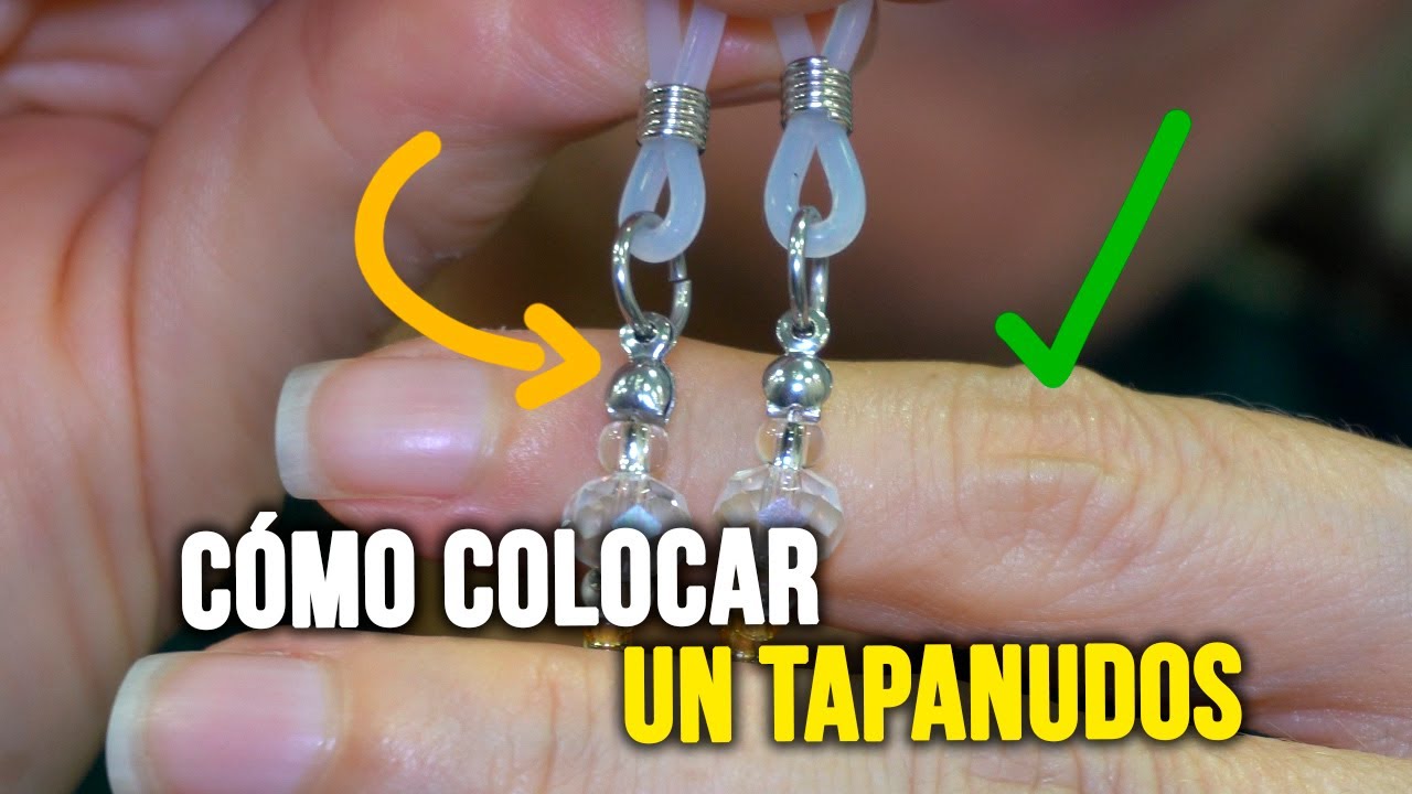 DIY Bisutería: Cómo colocar un tapanudos para accesorios de bisutería