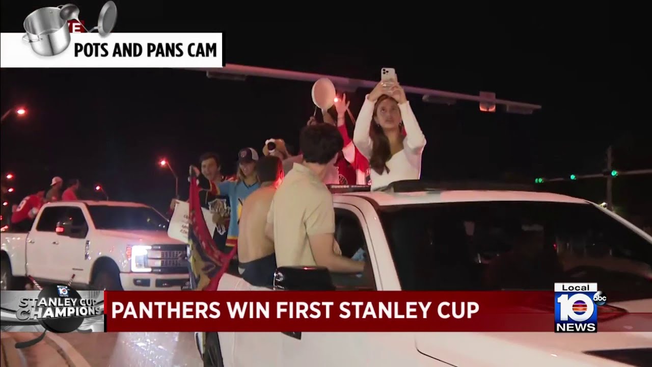 Bring out the pots and pans: Panthers fans celebrate in Westchester