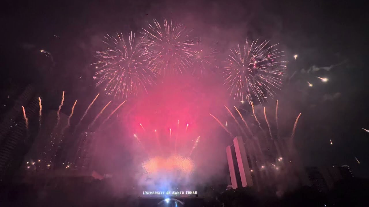 UST Baccalaureate Mass 2025 Fireworks Display