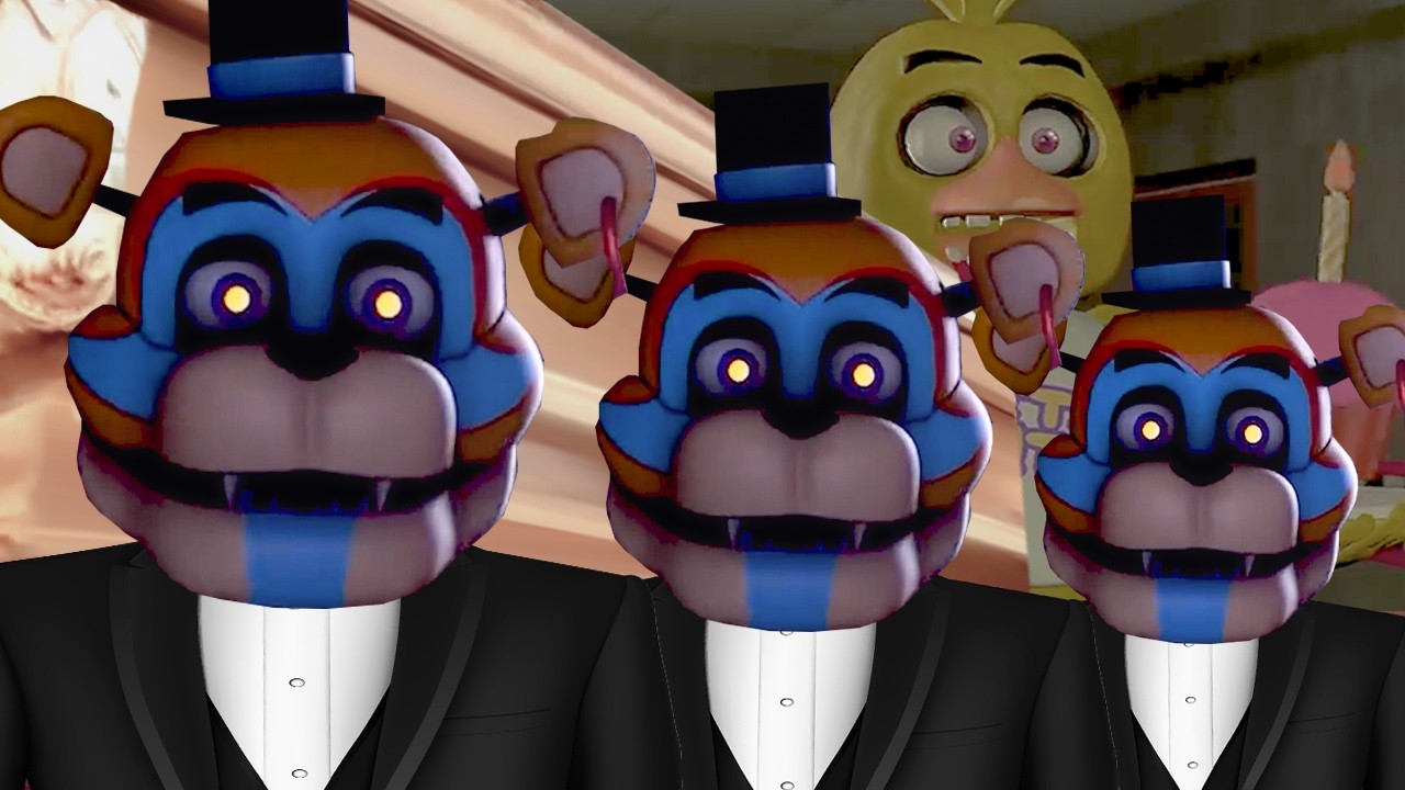 FNAF Animatronics with Healthbars - Coffin Dance Song (Cover)