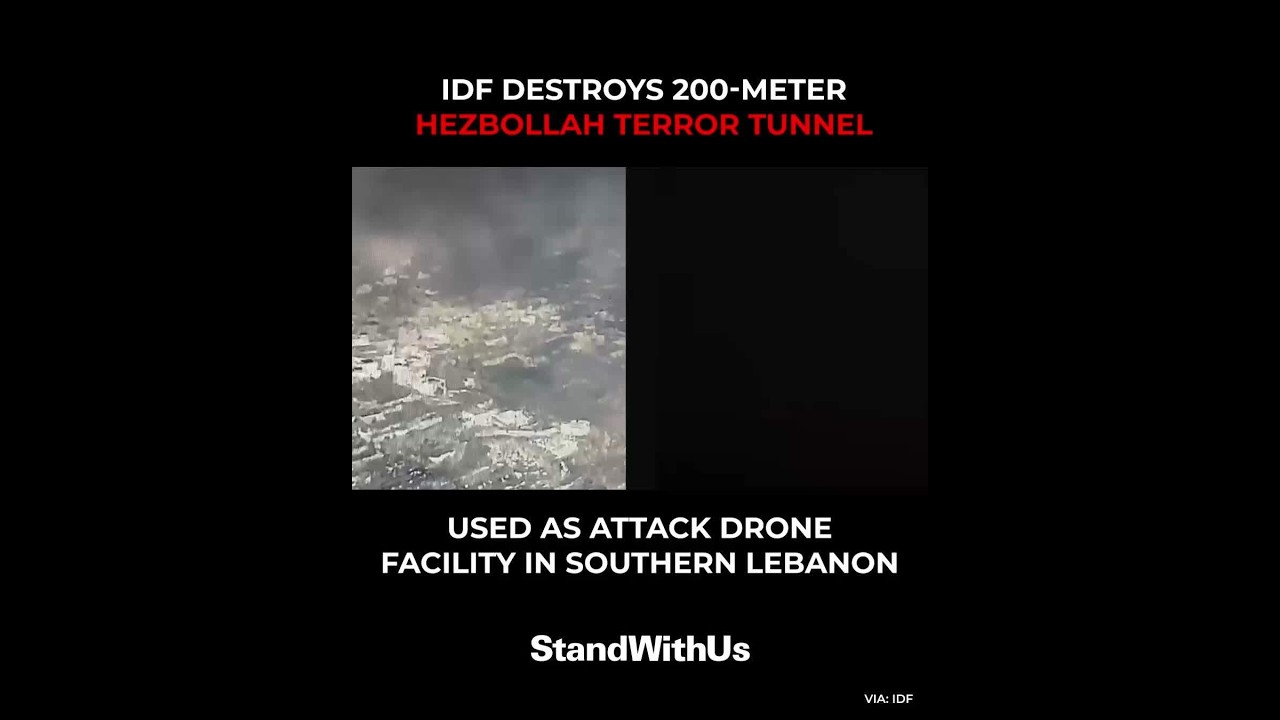 Inside the Hezbollah Terror Tunnel the IDF Destroyed in Lebanon