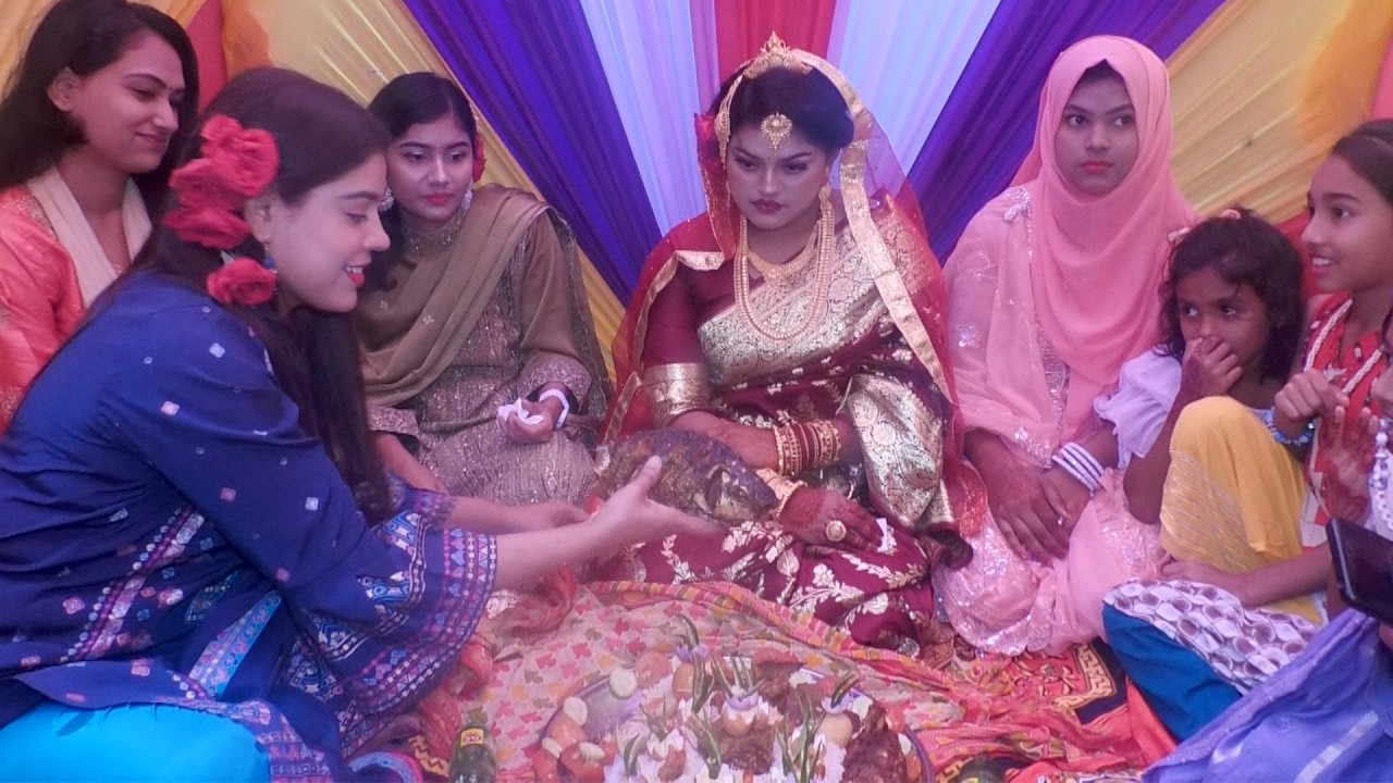 বিয়ে বাড়ির আনলিমিটেড খাওয়া দাওয়া। বিয়ে বাড়ির খাওয়া দাওয়া। biye bari khawa dawa Part-03