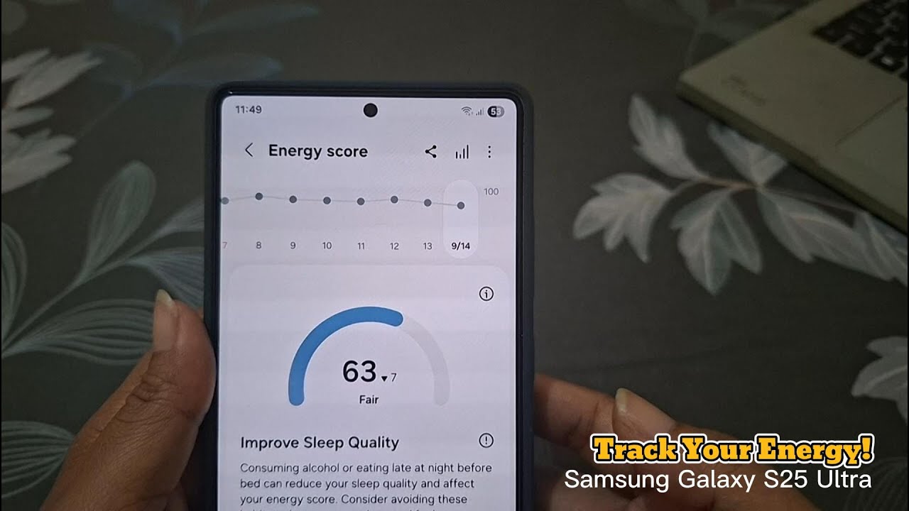 How to Check and Improve Your Energy Score in Samsung Health | Galaxy S25 Ultra & Watch 6