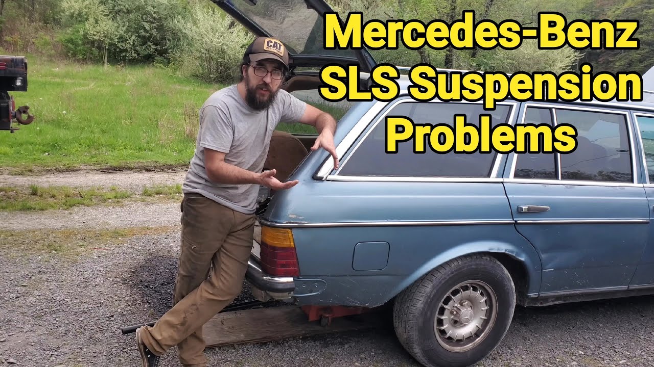 Mercedes-benz 300TD Has A Very Strange Issue After a Blown Hydraulic line W123 (S123) SLS Suspension